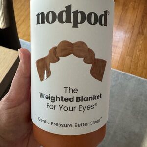 Nodpod Weighted Eye Blanket - Cozy Brown